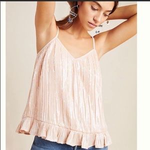 Anthropologie Amelie Beaded Cami
